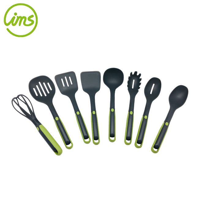 8-Piece Heat-Resistant Plastic Kitchen Utensil Set – Lightweight, Durable & Nonstick Cooking Tools